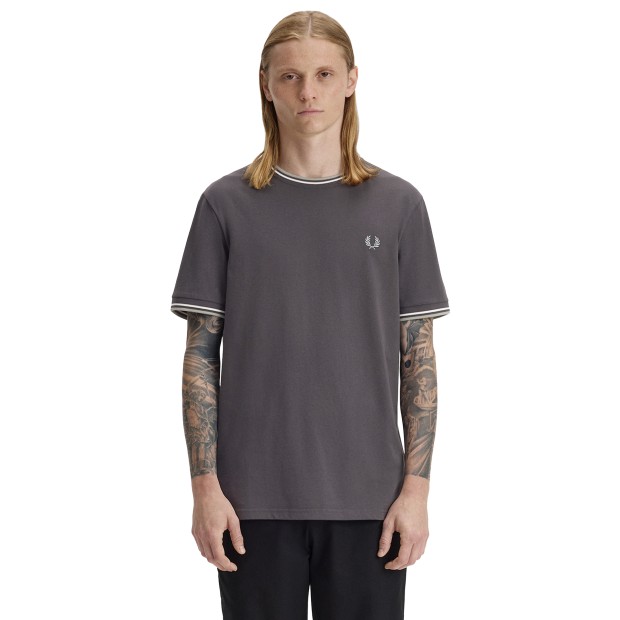 Fred Perry T-shirt M1588v-87a Ancgy/ec/sgrs