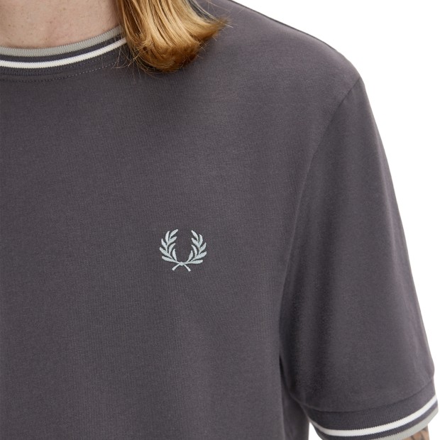 Fred Perry T-shirt M1588v-87a Ancgy/ec/sgrs