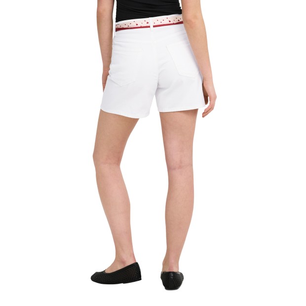 Only Calção Phine Dnm White Denim