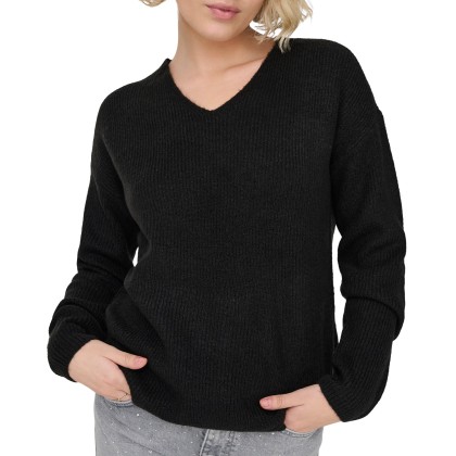Only Camisola Camilla V-neck Black Only Camisola Camilla V-neck Black