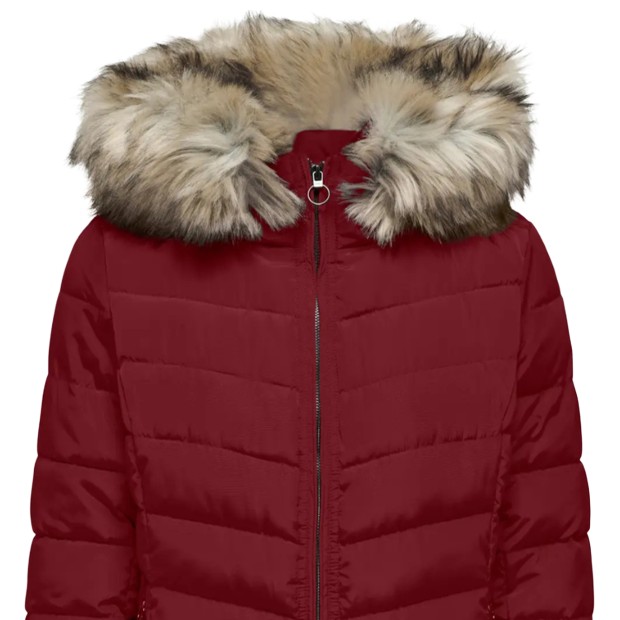 Only  Casaco Ellan Quilt Life Otw Cabernet