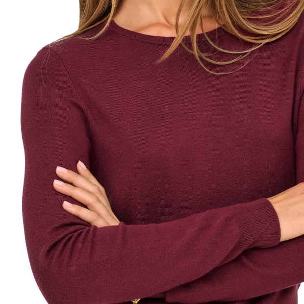 Only Camisola Venice Life Oneck Knt Cabernet
