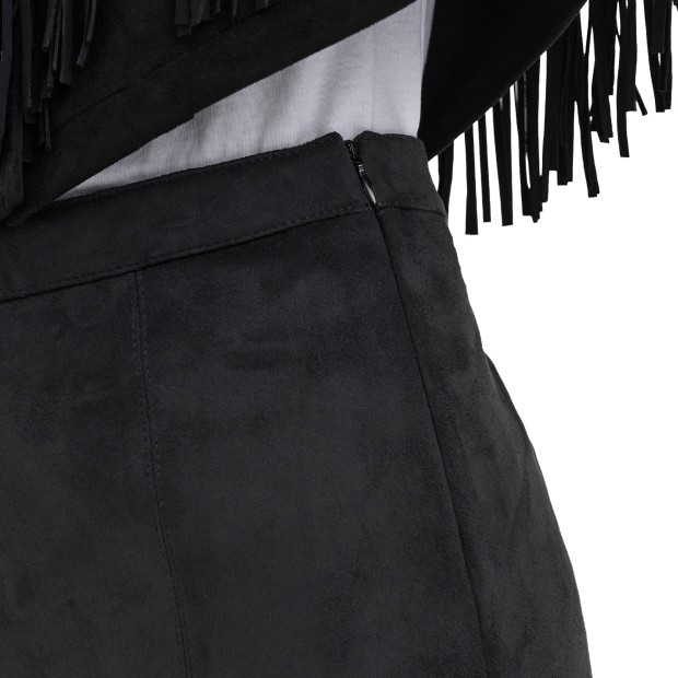 Only Saia Oline Life Faux Suede Otw Black