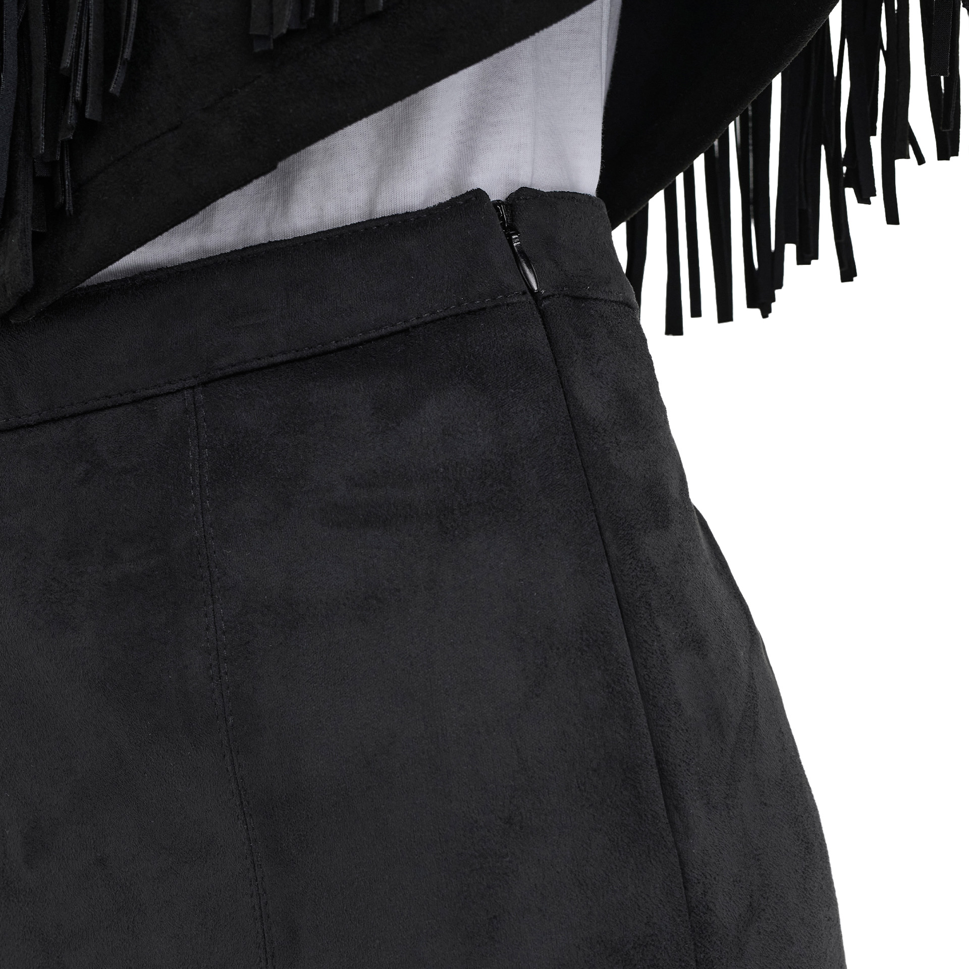 Only Saia Oline Life Faux Suede Otw Black