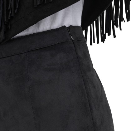 Only  Saia Oline Life Faux Suede Otw Black