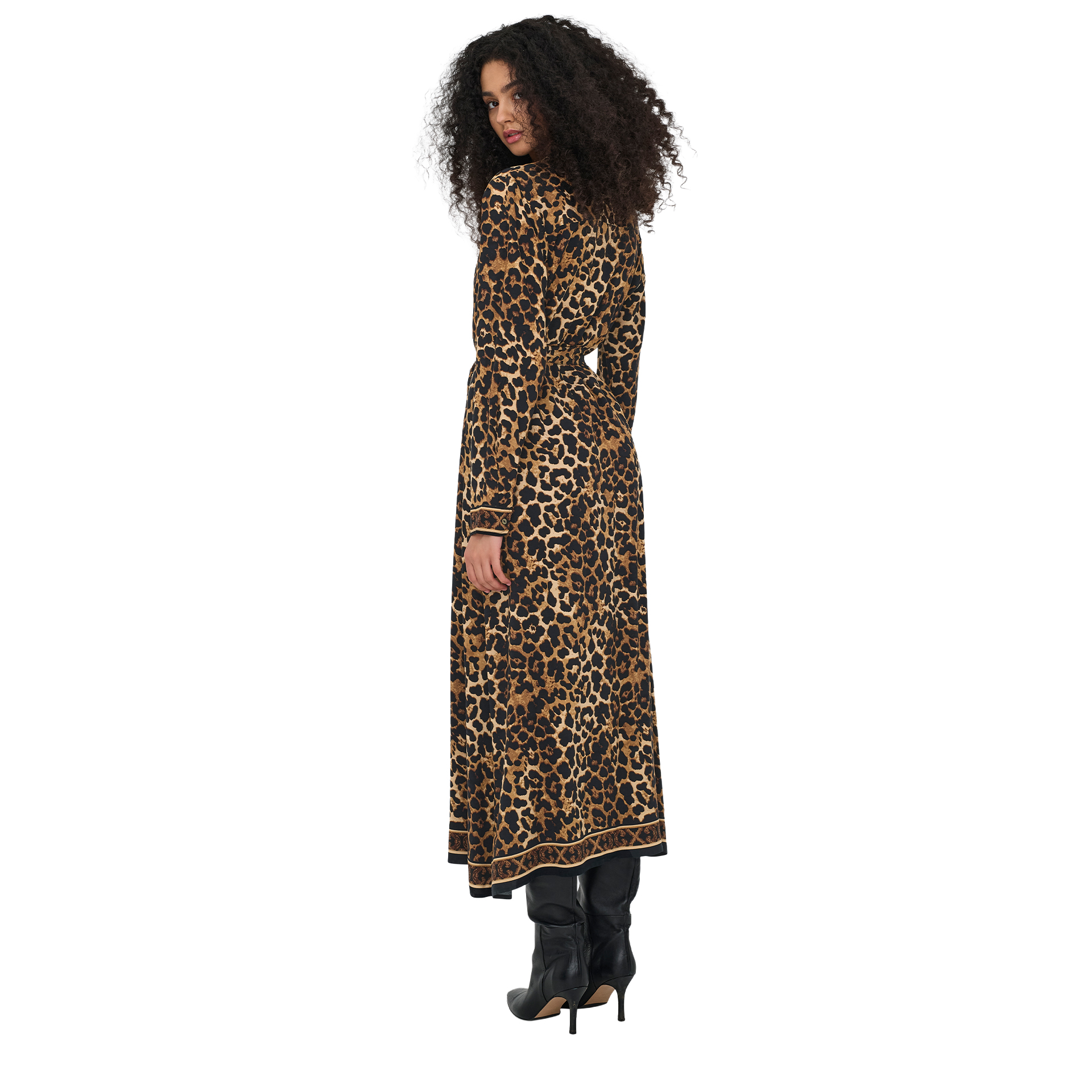 Only Vestido Veda Border Nomad Border Leo