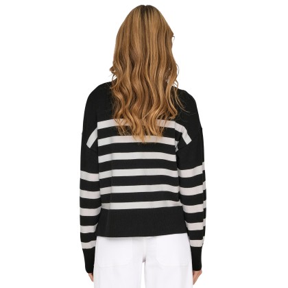 Only Camisola Bari Highneck Knt Black Cloud Dan Only Camisola Bari Highneck Knt Black Cloud Dan
