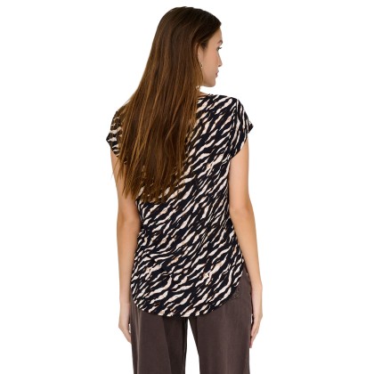 Only Blusa Vic Aop Wvn Brush Derifting Zebra