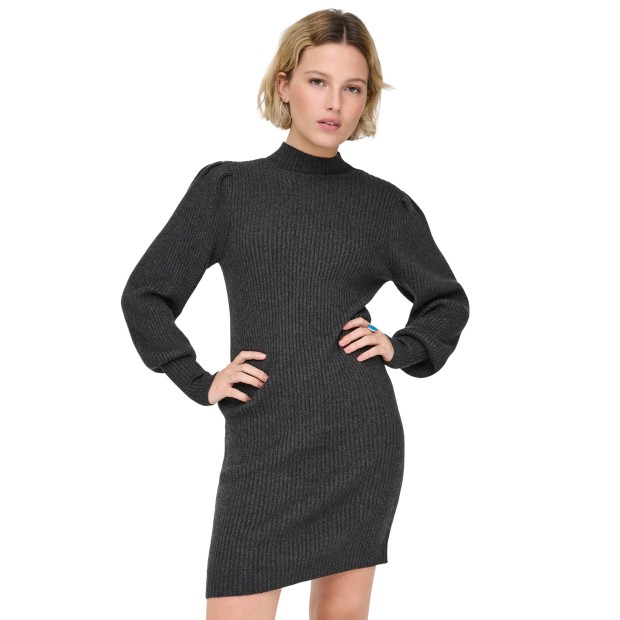 Only Vestido Katia L/s Dress Cc Knt Dark G.