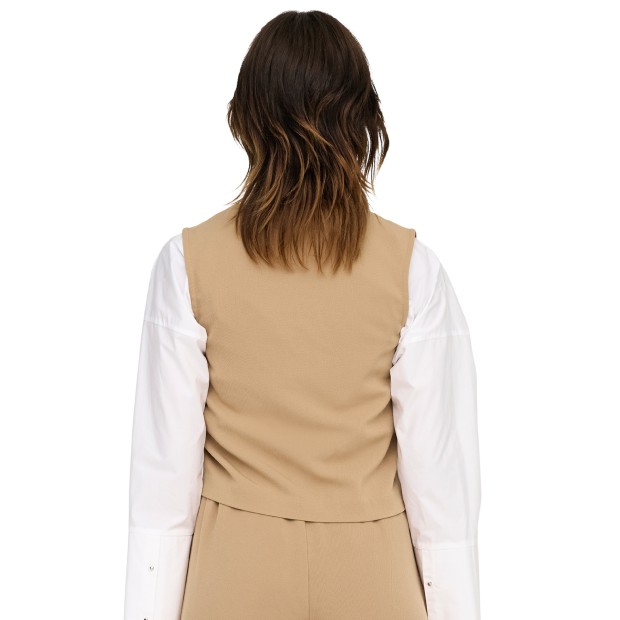 Only Onlthana Life S/l Casual Vest Cc Tlr Tannin