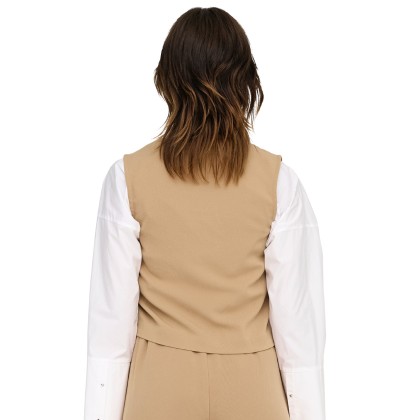 Only Onlthana Life S/l Casual Vest Cc Tlr Tannin