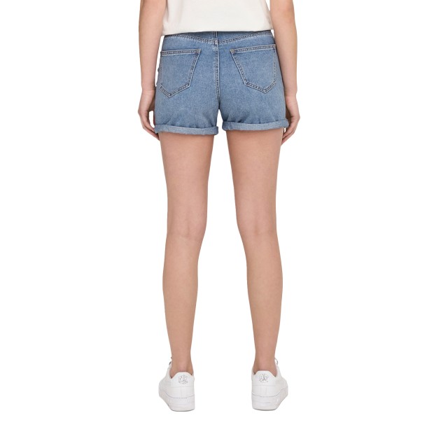 Only Calção Phine Dnm Light Blue Denim