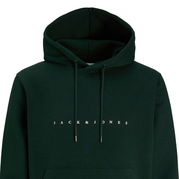 Jack & Jones Sweat Star Jj Hood Scarab