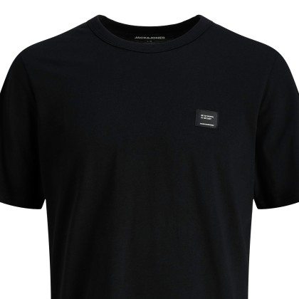 Jack & Jones T-shirt Cleveland Crew Neck Black Jack & Jones T-shirt Cleveland Crew Neck Black