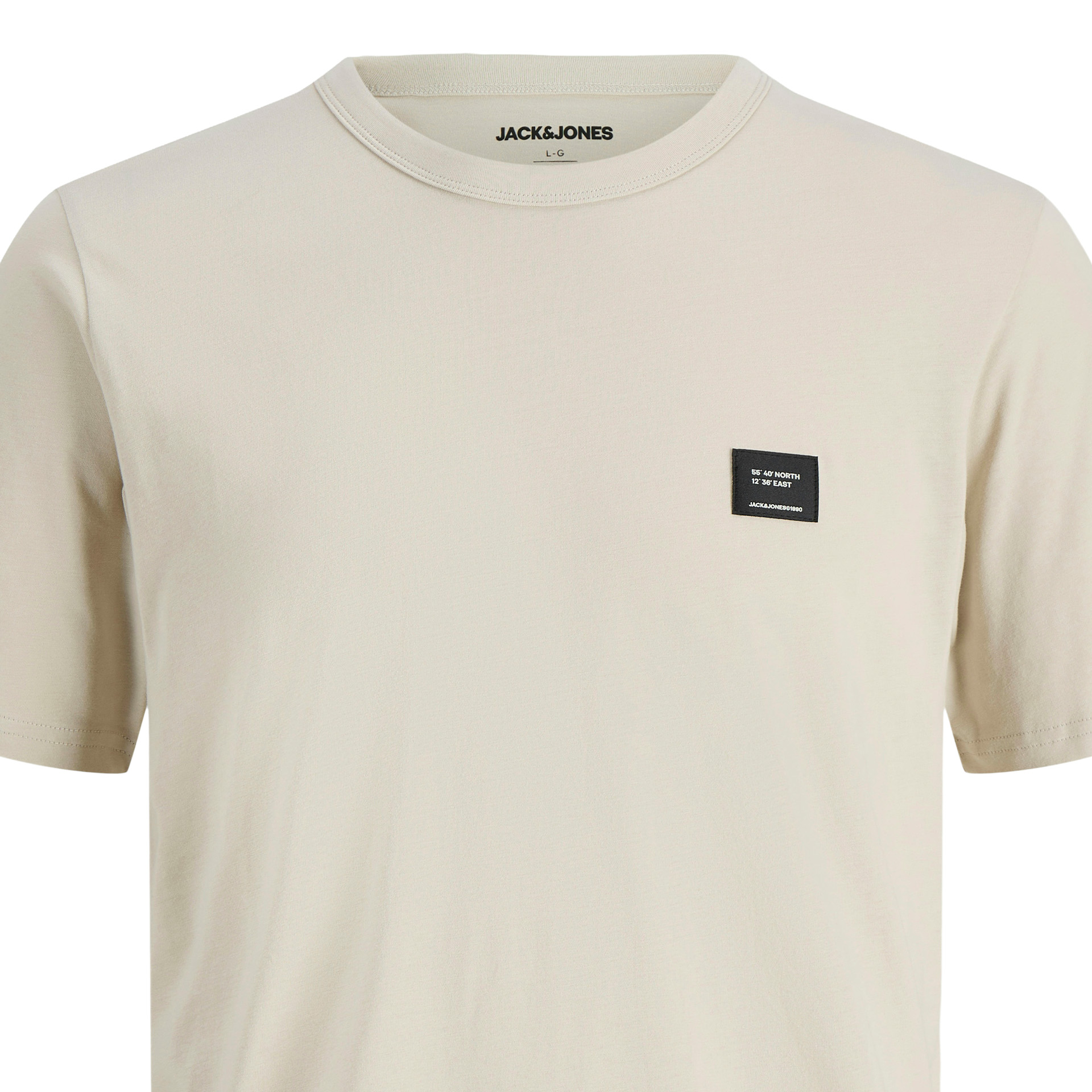 Jack & Jones T-shirt Cleveland Crew Neck Moonbeam