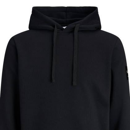 Jack & Jones Sweat Cleveland Hood Black Jack & Jones Sweat Cleveland Hood Black
