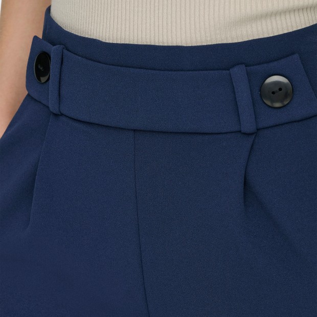 JDY Calça Geggo Life New Black Gold Buttons