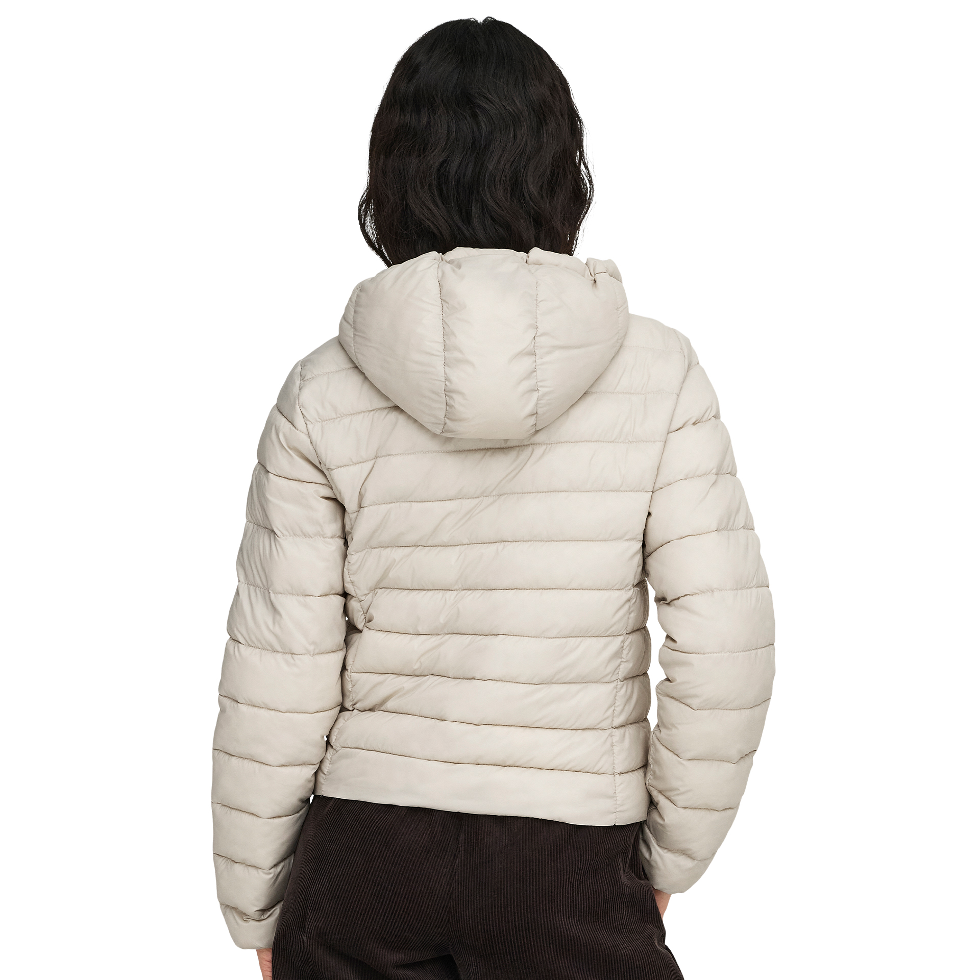 Only Casaco Tahia Lw Quilted Hood Pumice Stone