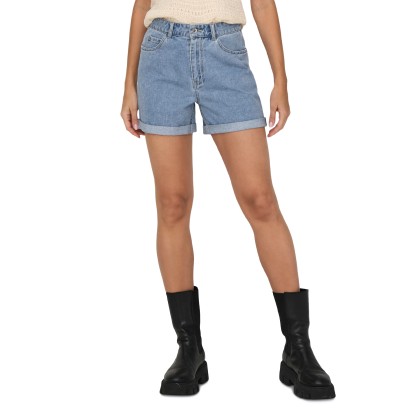 Only Cal��o Vega Hw Mom Dnm Light Blue Denim