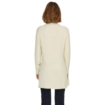 Only Camisola Katia Loose Rib High-neck Knt Whitecap Gray Only Camisola Katia Loose Rib High-neck Knt Whitecap Gray