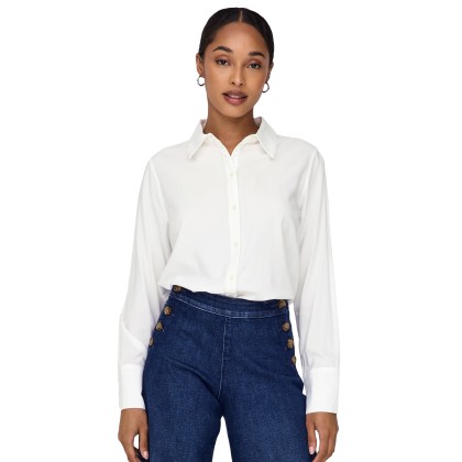 Only Camisa Berit Life Wvn Snow White Only Camisa Berit Life Wvn Snow White