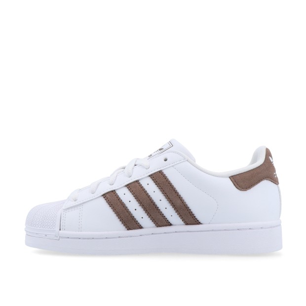 adidas Originals Superstar Ii J Cloud White / Earth Strata