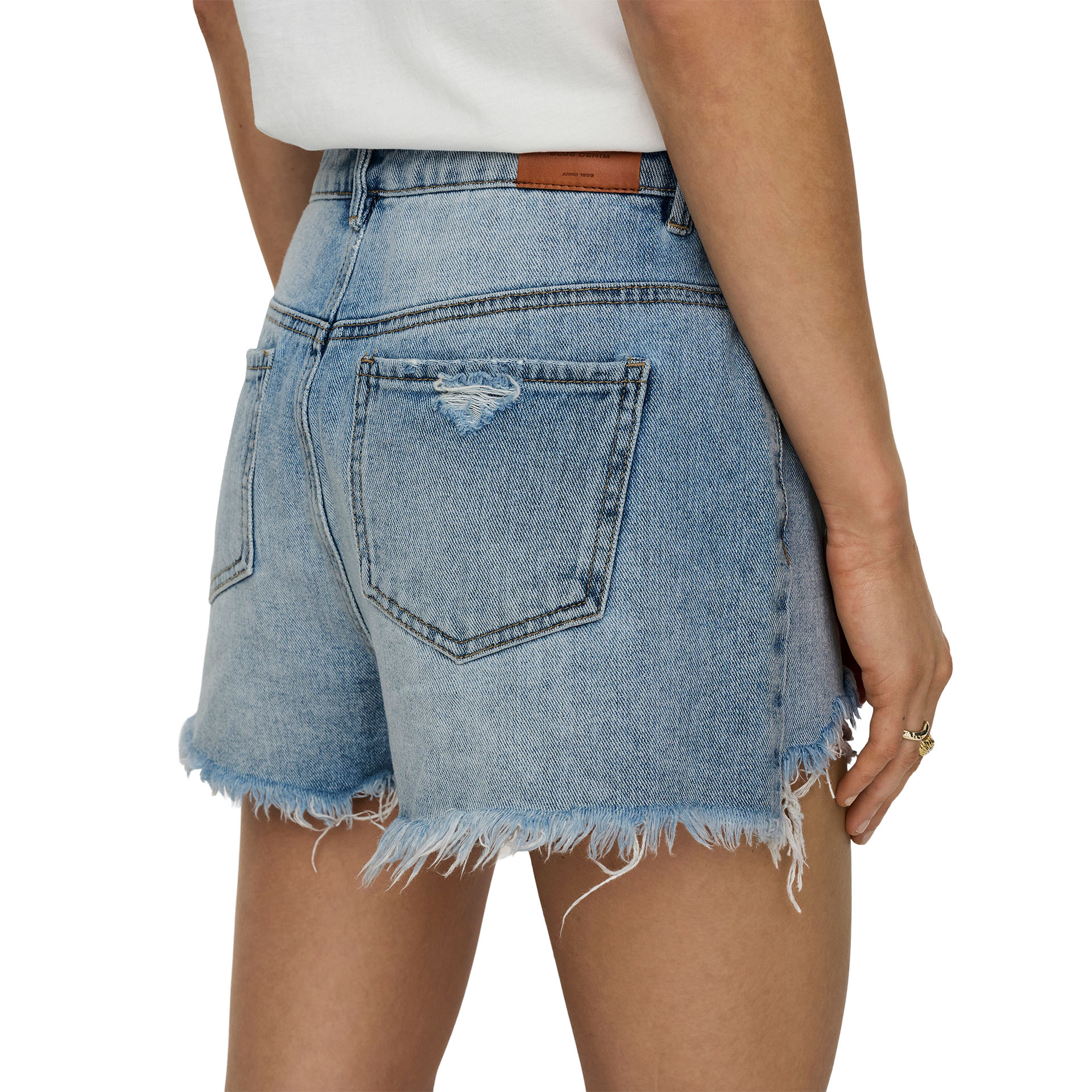 Only Calção Pacy Hw Dnm Light Blue