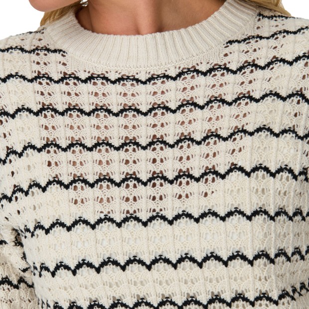 Only Camisola Lasa Ls O-neck Cc Birch Blac