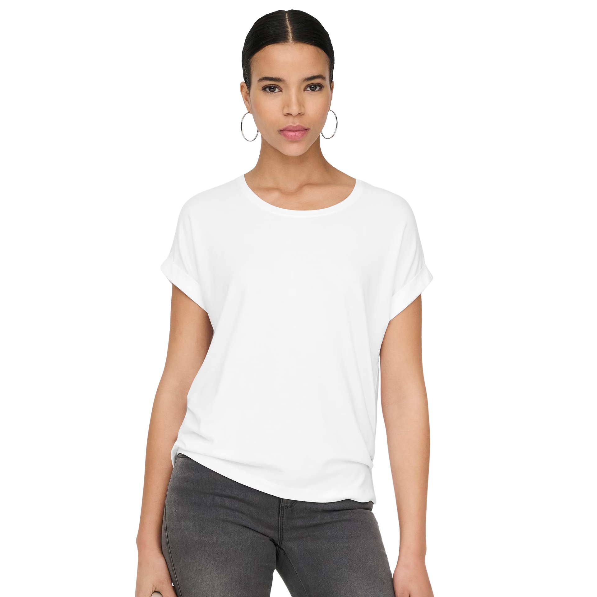 Only T-shirt Moster White