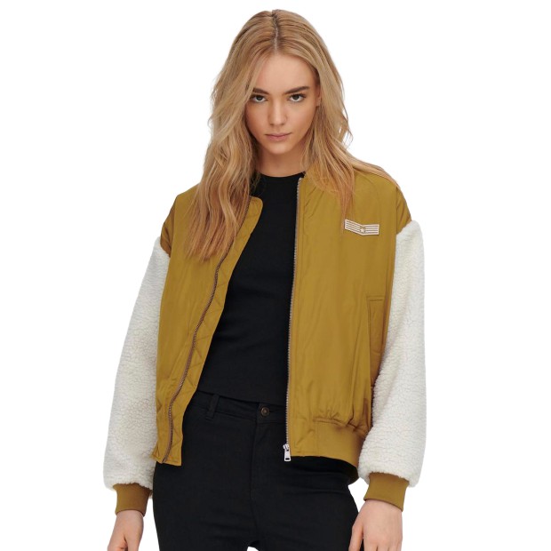 Only Bomber Harper Teddy Mix Bistre/cloud