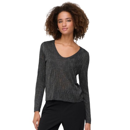 Only  Camisola Mella  Glitter V-Neck Knt Ph