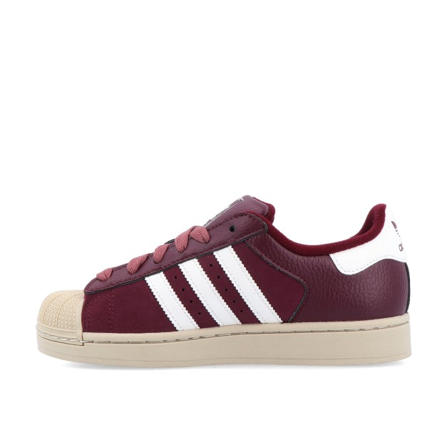 adidas Originals Superstar Ii J Maroon / Core White