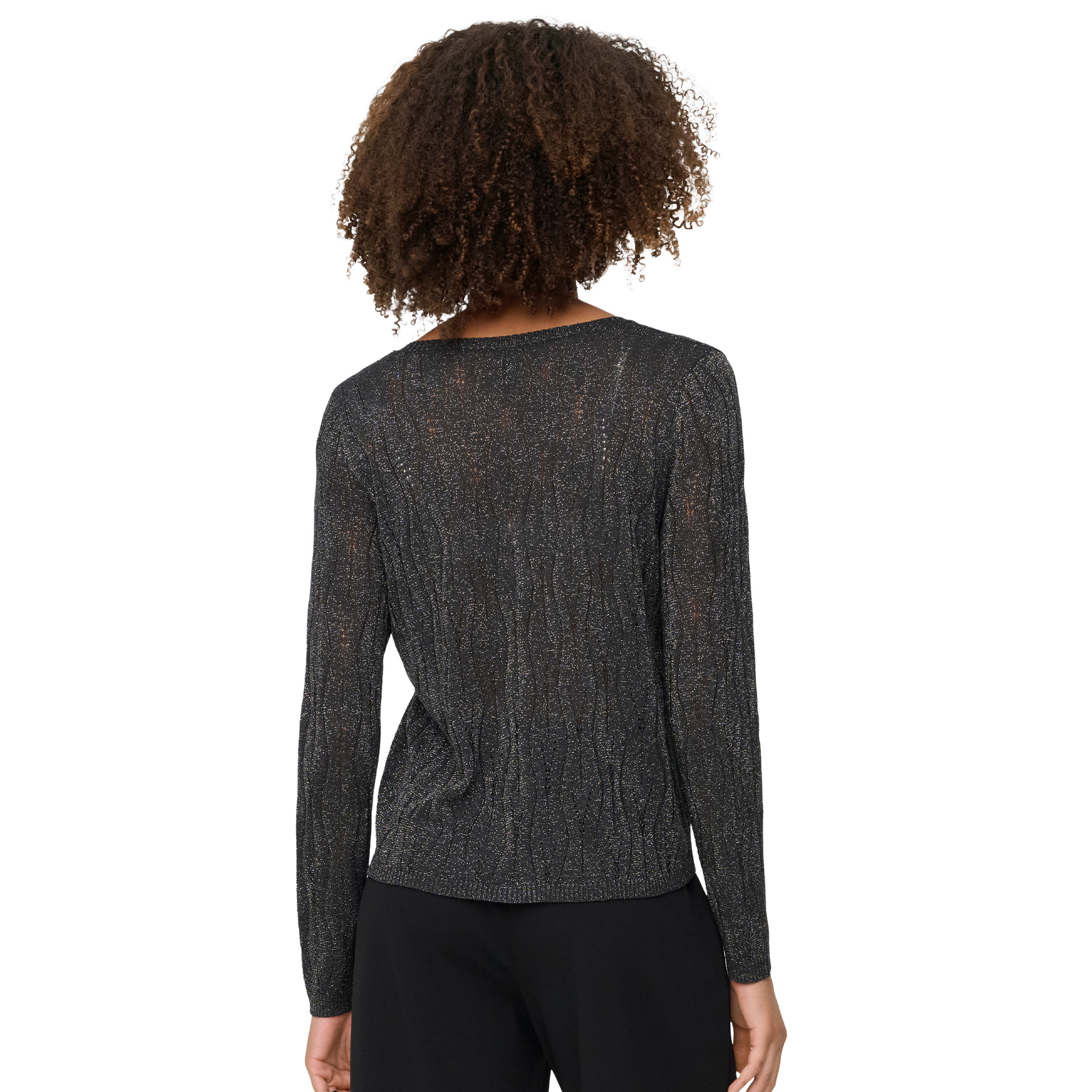 Only Camisola Mella Glitter V-Neck Knt Ph