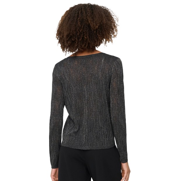 Only Camisola Mella Glitter V-Neck Knt Ph