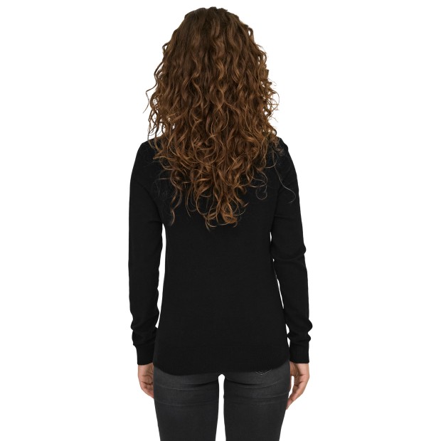 Only Camisola Venice Life Oneck Knt Black