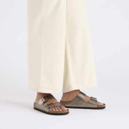 Birkenstock Arizona Birko-flor Narrow Chalk