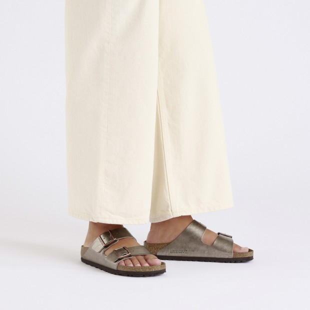 Birkenstock Arizona Birko-flor Narrow Chalk