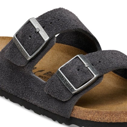 Birkenstock Arizona Suede Leather Charcoal