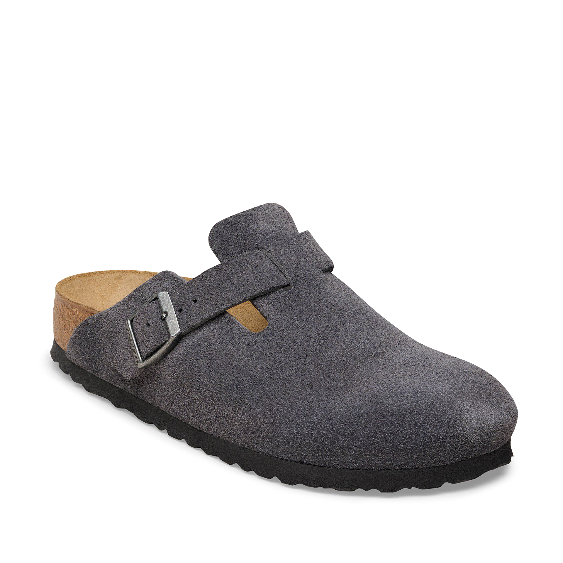 Birkenstock Boston Suede Leather Charcoal