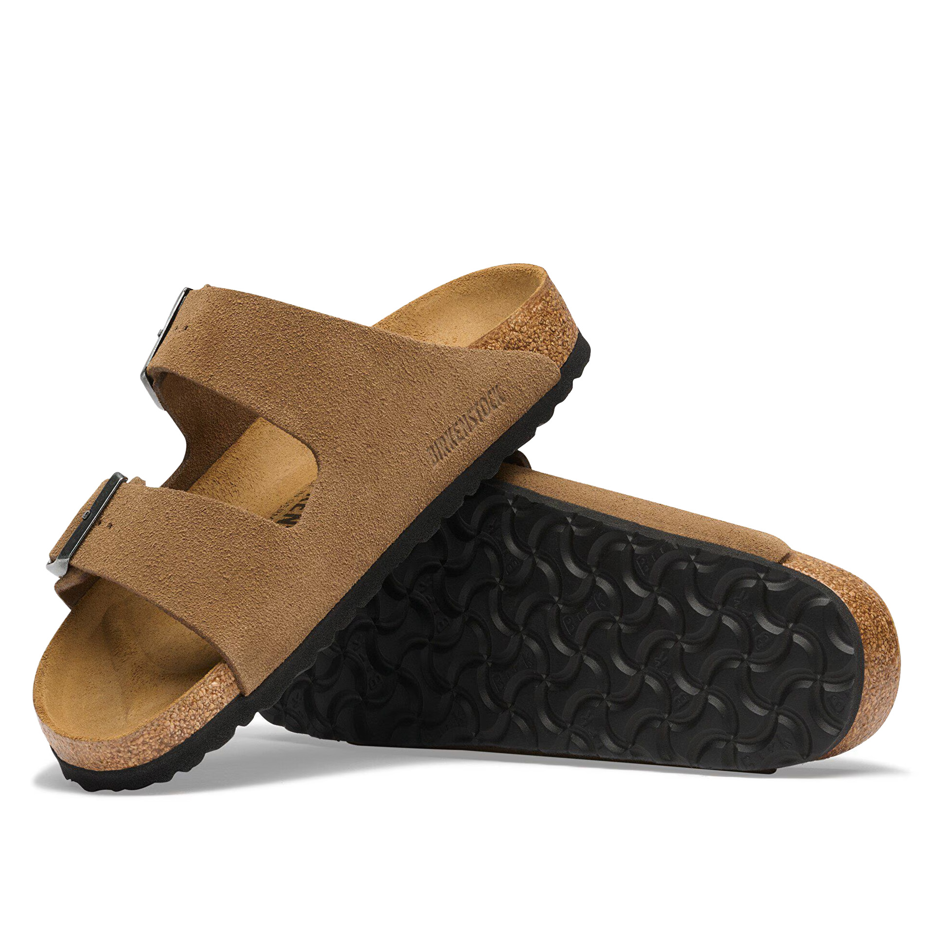Birkenstock Arizona Suede Leather Dark Tea