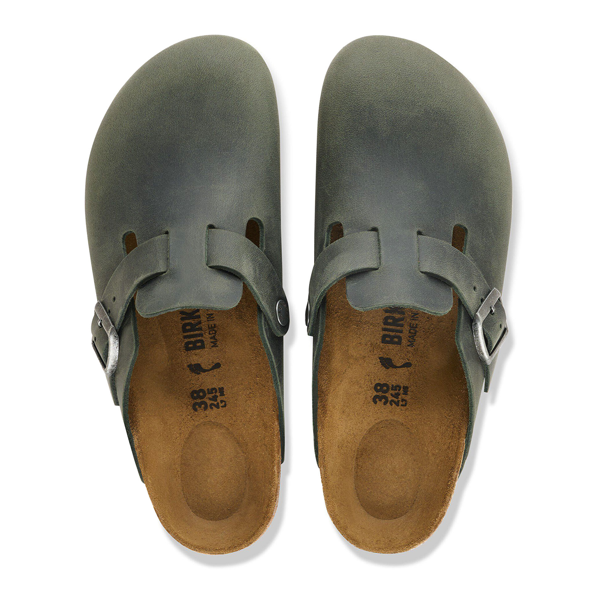 Birkenstock Boston Oiled Leather Thyme