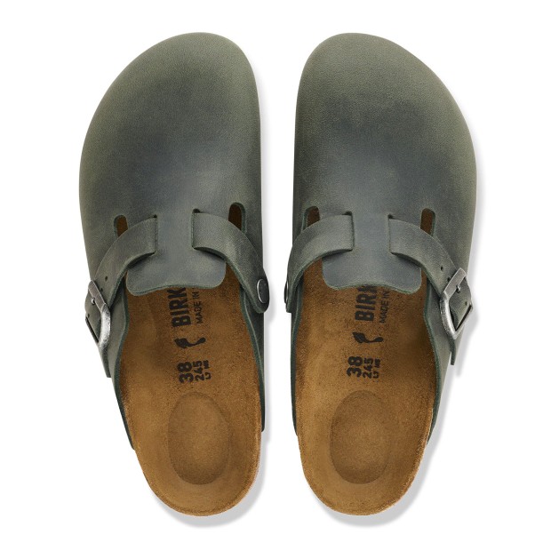 Birkenstock Boston Oiled Leather Thyme