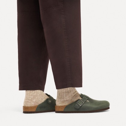 Birkenstock Boston Oiled Leather Thyme