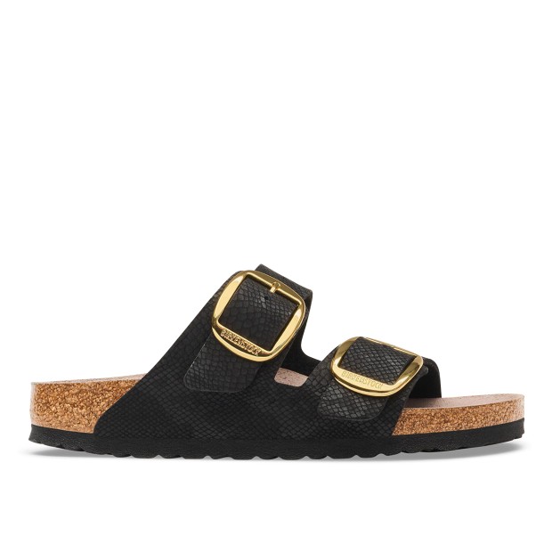 Birkenstock Arizona Big Buckle Synthetics Narrow Python Black