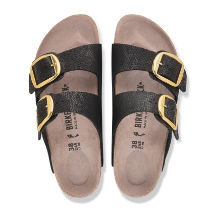 Birkenstock Arizona Big Buckle Synthetics Narrow Python Black