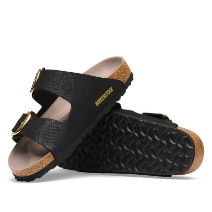 Birkenstock Arizona Big Buckle Synthetics Narrow Python Black