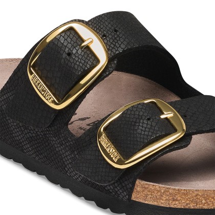 Birkenstock Arizona Big Buckle Synthetics Narrow Python Black