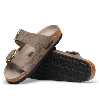 Birkenstock Arizona Big Buckle Synthetics Narrow Python Gray Taupe