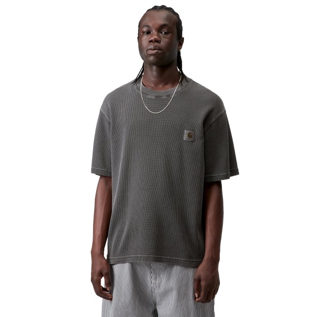 Carhartt Wip T-shirt Nelson Waffle Black