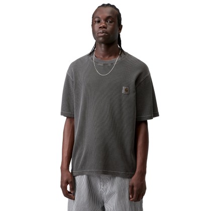 Carhartt Wip T-shirt Nelson Waffle Black